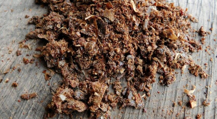 Fresh propolis for erectile dysfunction, mixed with nuts and honey