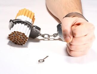 Smoking is very addictive and difficult to quit. 