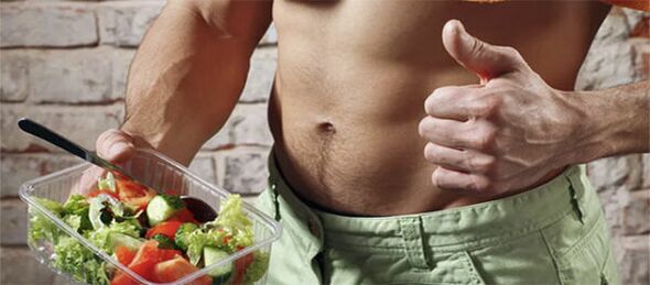 Vegetable salad enhances male performance