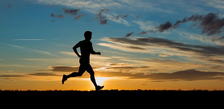Running can build strength